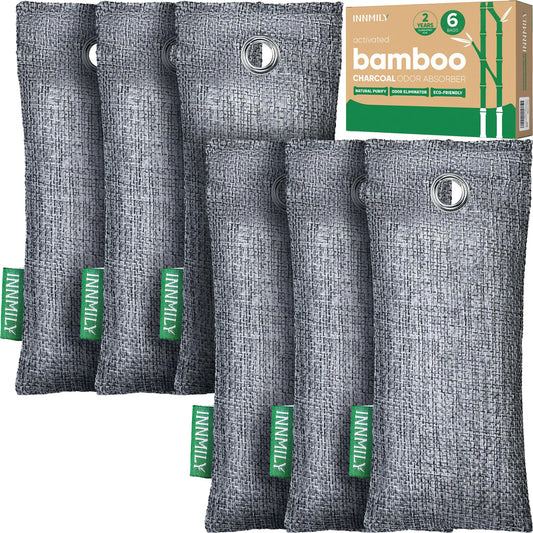Bamboo Charcoal Air Purifier Bags – 6 Pack